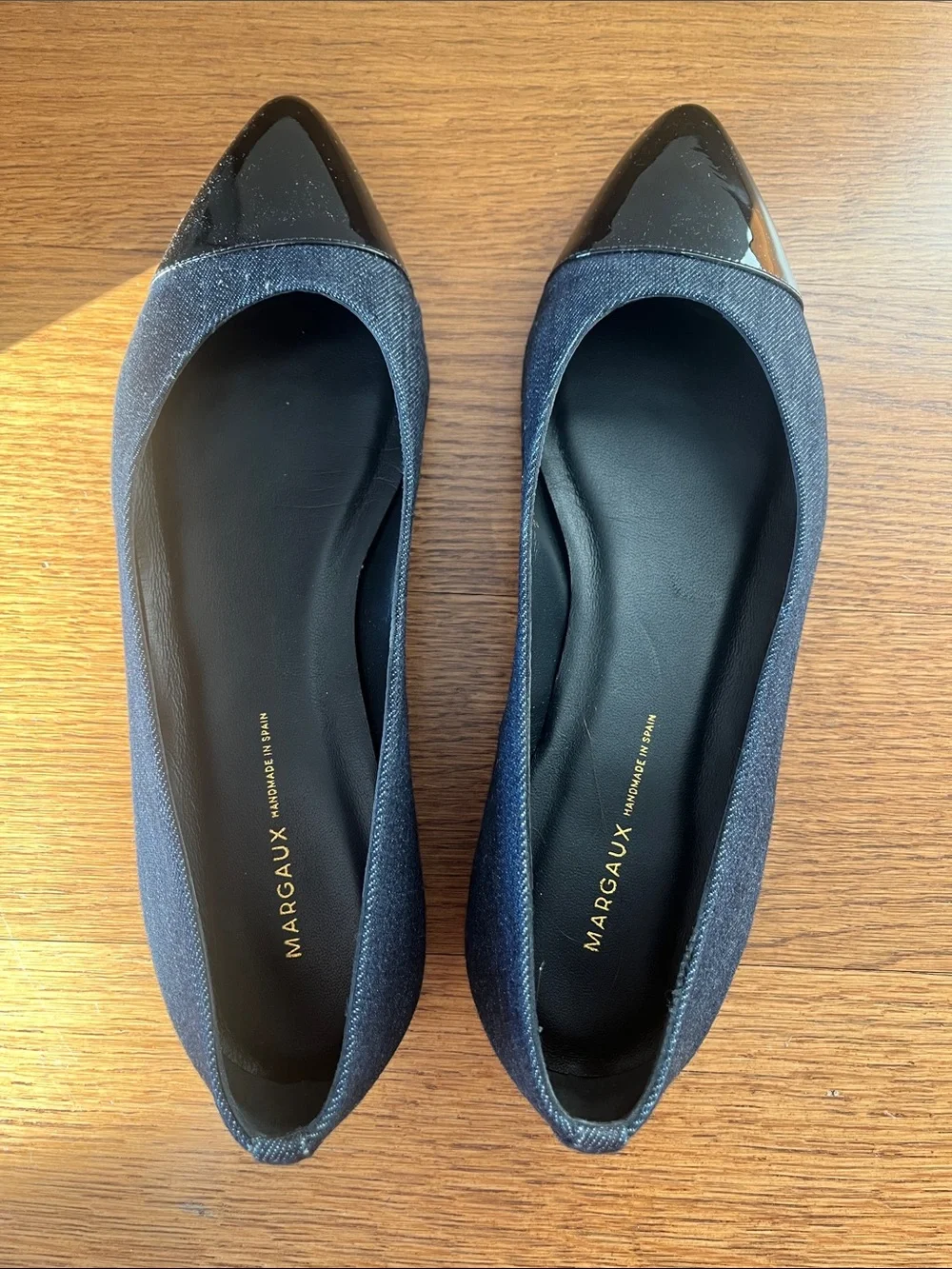Margaux Flats Leather Handmade in Spain - Picture 1 of 6